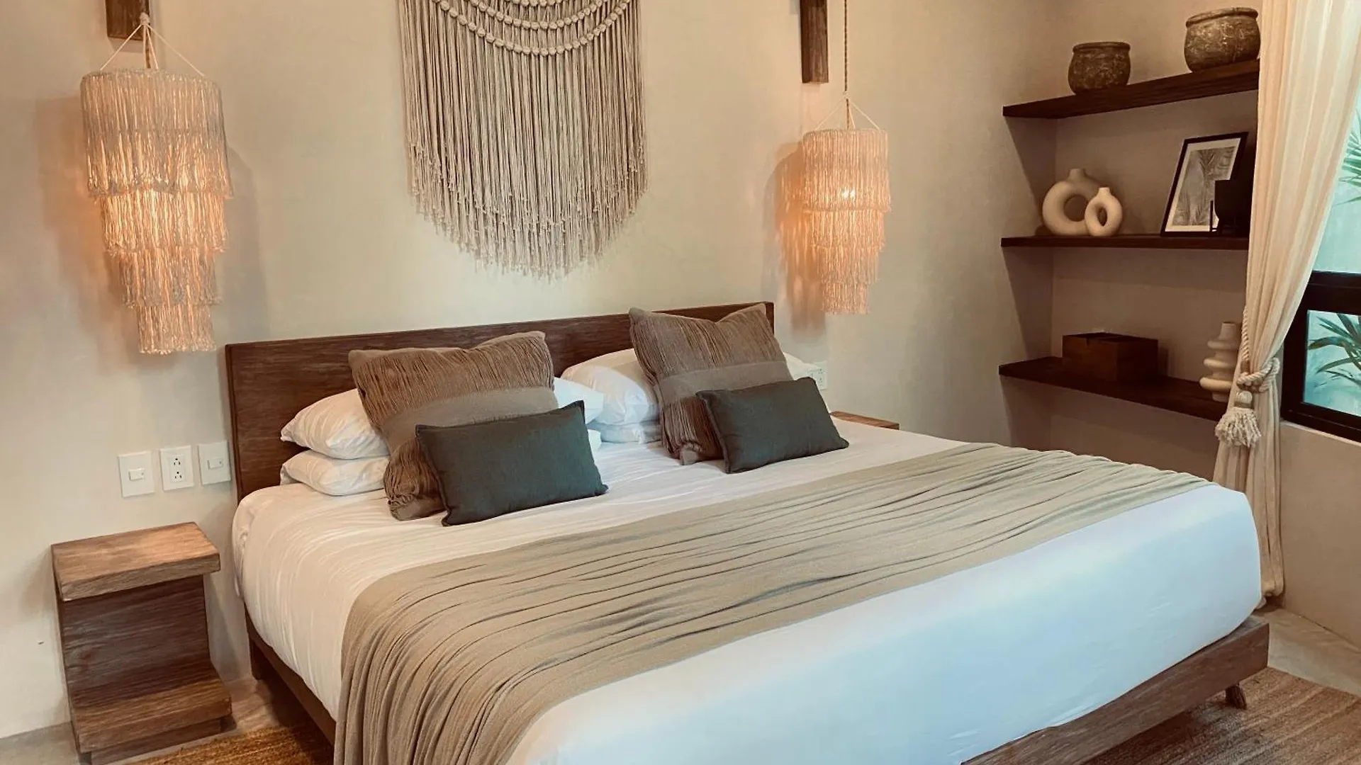 Boho Jungle Villa -Pvt Pool -Concierge-Hammock 7B Tulum Mexico