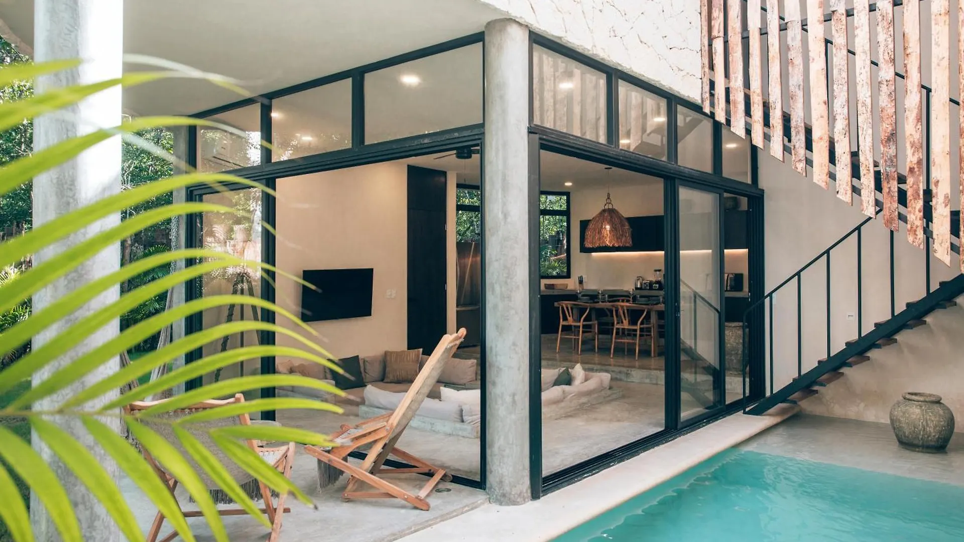 Boho Jungle Villa -Pvt Pool -Concierge-Hammock 7B Tulum